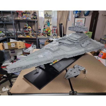 REBRICKABLE MOC-23104 23104 MOC23104 non  CƯỠNG CHẾ SAO HOÀNG ĐẾ 77525 bộ đồ chơi xếp lắp ráp ghép mô hình Star Wars ISD INTIMIDATOR 77525 Chiến Tranh Giữa Các Vì Sao 19579 khối
