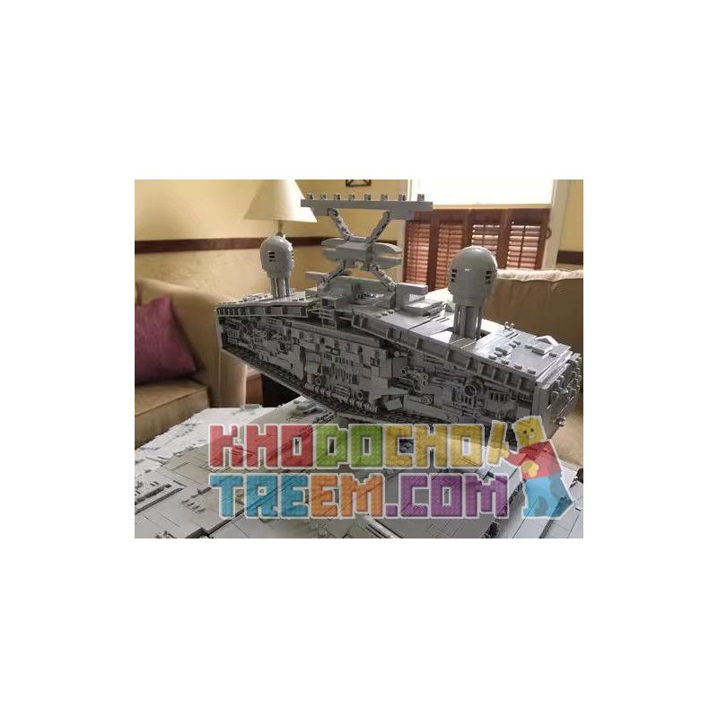 REBRICKABLE MOC-23104 23104 MOC23104 non  CƯỠNG CHẾ SAO HOÀNG ĐẾ 77525 bộ đồ chơi xếp lắp ráp ghép mô hình Star Wars ISD INTIMIDATOR 77525 Chiến Tranh Giữa Các Vì Sao 19579 khối