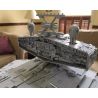REBRICKABLE MOC-23104 23104 MOC23104 non  CƯỠNG CHẾ SAO HOÀNG ĐẾ 77525 bộ đồ chơi xếp lắp ráp ghép mô hình Star Wars ISD INTIMIDATOR 77525 Chiến Tranh Giữa Các Vì Sao 19579 khối