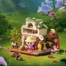 POP MART P10005 10005 CĂN CỨ BÍ MẬT CỦA RỪNG QUÁI VẬT TU LUYỆN TUYỆT VỜI bộ đồ chơi xếp lắp ráp ghép mô hình MAGICAL PLANTS 483 khối