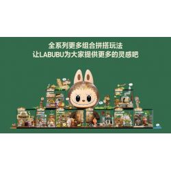 POP MART P10005 10005 CĂN CỨ BÍ MẬT CỦA RỪNG QUÁI VẬT TU LUYỆN TUYỆT VỜI bộ đồ chơi xếp lắp ráp ghép mô hình MAGICAL PLANTS 483 khối