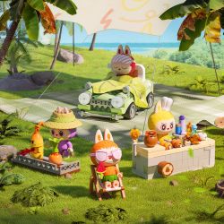 POP MART P10005 10005 CĂN CỨ BÍ MẬT CỦA RỪNG QUÁI VẬT TU LUYỆN TUYỆT VỜI bộ đồ chơi xếp lắp ráp ghép mô hình MAGICAL PLANTS 483 khối