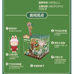 POP MART P10005 10005 CĂN CỨ BÍ MẬT CỦA RỪNG QUÁI VẬT TU LUYỆN TUYỆT VỜI bộ đồ chơi xếp lắp ráp ghép mô hình MAGICAL PLANTS 483 khối