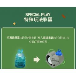 POP MART P10006 10006 CĂN CỨ BÍ MẬT CỦA KHU RỪNG QUÁI VẬT GIỜ NGỦ TRƯA bộ đồ chơi xếp lắp ráp ghép mô hình NAPPING TIME 452 khối