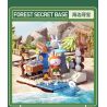 POP MART P10006 10006 CĂN CỨ BÍ MẬT CỦA KHU RỪNG QUÁI VẬT GIỜ NGỦ TRƯA bộ đồ chơi xếp lắp ráp ghép mô hình NAPPING TIME 452 khối
