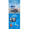 PANTASY 11025 XÂY DỰNG NHỮNG GIẤC MƠ TRÊN BẦU TRỜI XANH SÁNG TẠO VĂN HÓA CỦA XIAMEN AIRLINES CẢNH NHỎ VỀ BẢO TRÌ MÁY BAY bộ đồ chơi xếp lắp ráp ghép mô hình City Thành Phố 234 khối