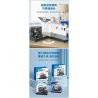 PANTASY 11025 XÂY DỰNG NHỮNG GIẤC MƠ TRÊN BẦU TRỜI XANH SÁNG TẠO VĂN HÓA CỦA XIAMEN AIRLINES CẢNH NHỎ VỀ BẢO TRÌ MÁY BAY bộ đồ chơi xếp lắp ráp ghép mô hình City Thành Phố 234 khối