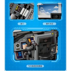 PANTASY 11026 XÂY DỰNG ƯỚC MƠ TRÊN BẦU TRỜI XANH SÁNG TẠO VĂN HÓA CỦA XIAMEN AIRLINES NHỮNG KHUNG CẢNH NHỎ TRONG BUỒNG LÁI MÁY BAY bộ đồ chơi xếp lắp ráp ghép mô hình City Thành Phố 256 khối