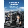 PANTASY 11026 XÂY DỰNG ƯỚC MƠ TRÊN BẦU TRỜI XANH SÁNG TẠO VĂN HÓA CỦA XIAMEN AIRLINES NHỮNG KHUNG CẢNH NHỎ TRONG BUỒNG LÁI MÁY BAY bộ đồ chơi xếp lắp ráp ghép mô hình City Thành Phố 256 khối