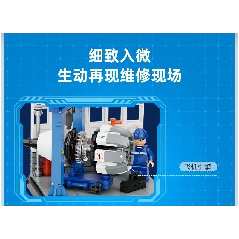 PANTASY 11026 XÂY DỰNG ƯỚC MƠ TRÊN BẦU TRỜI XANH SÁNG TẠO VĂN HÓA CỦA XIAMEN AIRLINES NHỮNG KHUNG CẢNH NHỎ TRONG BUỒNG LÁI MÁY BAY bộ đồ chơi xếp lắp ráp ghép mô hình City Thành Phố 256 khối