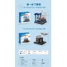 PANTASY 11026 XÂY DỰNG ƯỚC MƠ TRÊN BẦU TRỜI XANH SÁNG TẠO VĂN HÓA CỦA XIAMEN AIRLINES NHỮNG KHUNG CẢNH NHỎ TRONG BUỒNG LÁI MÁY BAY bộ đồ chơi xếp lắp ráp ghép mô hình City Thành Phố 256 khối