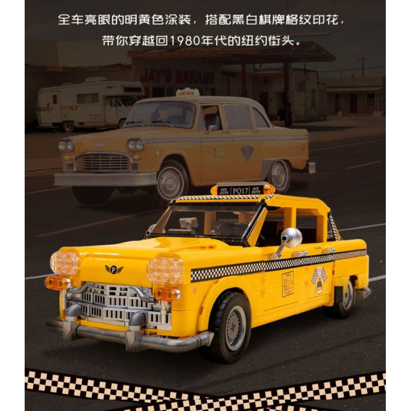 PANTASY 85017 TAXI NEW YORK bộ đồ chơi xếp lắp ráp ghép mô hình Creator Sáng Tạo 1800 khối