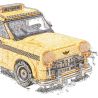 PANTASY 85017 TAXI NEW YORK bộ đồ chơi xếp lắp ráp ghép mô hình Creator Sáng Tạo 1800 khối