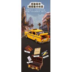 PANTASY 85017 TAXI NEW YORK bộ đồ chơi xếp lắp ráp ghép mô hình Creator Sáng Tạo 1800 khối