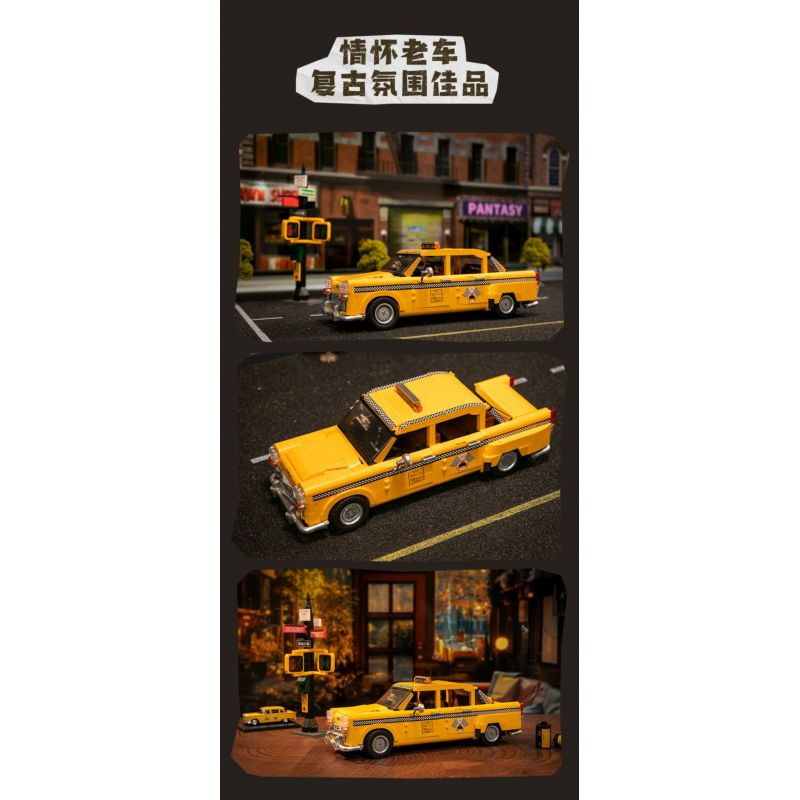 PANTASY 85017 TAXI NEW YORK bộ đồ chơi xếp lắp ráp ghép mô hình Creator Sáng Tạo 1800 khối