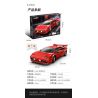 CADA DOUBLEE C51085 51085 PHIÊN BẢN ĐIỀU KHIỂN TỪ XA XE THỂ THAO RED SHADOW 1:20 tỷ lệ 1:20 bộ đồ chơi xếp lắp ráp ghép mô hình Creator Sáng Tạo 328 khối