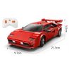 CADA DOUBLEE C51085 51085 PHIÊN BẢN ĐIỀU KHIỂN TỪ XA XE THỂ THAO RED SHADOW 1:20 tỷ lệ 1:20 bộ đồ chơi xếp lắp ráp ghép mô hình Creator Sáng Tạo 328 khối