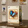 WEILE CREATION 2176 HOA KHÔNG NGỦ IV TRÁI TIM NỞ RỘ BƯỚM bộ đồ chơi xếp lắp ráp ghép mô hình Arts & Crafts ETERNAL FLOWER 765 khối