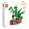 GAOMISI T2099 2099 ĐỘNG VẬT CƠ KHÍ BỌ NGỰA bộ đồ chơi xếp lắp ráp ghép mô hình MECHANICAL MANTIS 643 khối