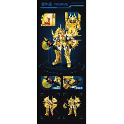 JIESTAR 58228 CHIẾN TRANH GIỮA CÁC VÌ SAO KIM NGƯU MECHA bộ đồ chơi xếp lắp ráp ghép mô hình SAINT SEIYA TAURUS 1781 khối