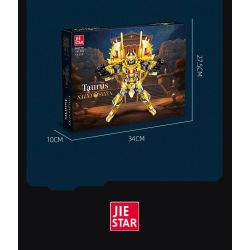 JIESTAR 58228 CHIẾN TRANH GIỮA CÁC VÌ SAO KIM NGƯU MECHA bộ đồ chơi xếp lắp ráp ghép mô hình SAINT SEIYA TAURUS 1781 khối