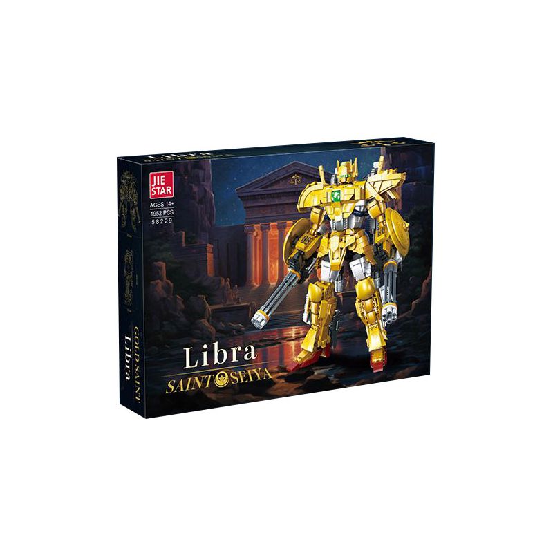 JIESTAR 58229 CHIẾN TRANH GIỮA CÁC VÌ SAO LIBRA MECHA bộ đồ chơi xếp lắp ráp ghép mô hình SAINT SEIYA LIBRA 1952 khối