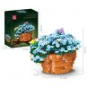 JIESTAR JJ9131 9131 CHẬU CÂY BÔNG TUYẾT XANH bộ đồ chơi xếp lắp ráp ghép mô hình Creator CERATOSTIGMA PLUMBAGINOIDES Sáng Tạo 365 khối
