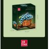JIESTAR JJ9131 9131 CHẬU CÂY BÔNG TUYẾT XANH bộ đồ chơi xếp lắp ráp ghép mô hình Creator CERATOSTIGMA PLUMBAGINOIDES Sáng Tạo 365 khối