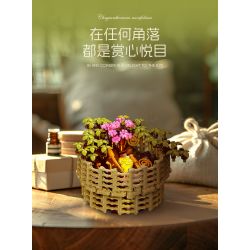 JIESTAR JJ9109 9109 CHẬU HOA CÚC NGÀN bộ đồ chơi xếp lắp ráp ghép mô hình Creator CHRYSANTHEMUM MOLIFOLIUM Sáng Tạo 353 khối