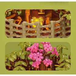 JIESTAR JJ9109 9109 CHẬU HOA CÚC NGÀN bộ đồ chơi xếp lắp ráp ghép mô hình Creator CHRYSANTHEMUM MOLIFOLIUM Sáng Tạo 353 khối