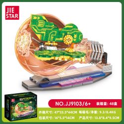JIESTAR JJ9103 9103 CÔN TRÙNG CYBERPUNK BƯỚM bộ đồ chơi xếp lắp ráp ghép mô hình CYBERPUNK INSECT BUTTERFLY