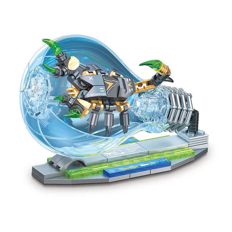 JIESTAR JJ9104 9104 CÔN TRÙNG CYBERPUNK BỌ CẠP bộ đồ chơi xếp lắp ráp ghép mô hình CYBERPUNK INSECT SCORPION