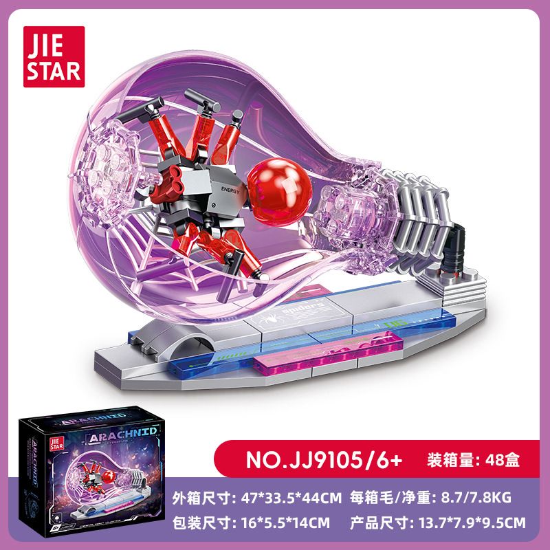 JIESTAR JJ9105 9105 CÔN TRÙNG CYBERPUNK NHỆN bộ đồ chơi xếp lắp ráp ghép mô hình CYBERPUNK INSECT ARACHNID