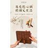 MOYU BLOCK MY97148 97148 CUỘN BA CHIỀU KIỂU TRUNG QUỐC Ô MÀU ĐỎ bộ đồ chơi xếp lắp ráp ghép mô hình Arts & Crafts 1410 khối