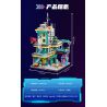LUMIBRICKS FUNWHOLE F9042 9042 THÀNH PHỐ CYBERPUNK NEON TÒA NHÀ CHUNG CƯ OASIS bộ đồ chơi xếp lắp ráp ghép mô hình Creator Sáng Tạo 2507 khối