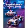 LUMIBRICKS FUNWHOLE F9043 9043 THÀNH PHỐ CYBERPUNK NEON XE TUẦN TRA CỦA CẢNH SÁT ỐC ĐẢO bộ đồ chơi xếp lắp ráp ghép mô hình Creator Sáng Tạo 372 khối