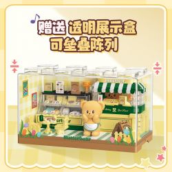 TOP TOY TC2057 2057 CỬA HÀNG TRÁNG MIỆNG BƠ GẤU bộ đồ chơi xếp lắp ráp ghép mô hình BUTTERBEAR DESSERT SHOP 460 khối