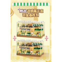 TOP TOY TC2057 2057 CỬA HÀNG TRÁNG MIỆNG BƠ GẤU bộ đồ chơi xếp lắp ráp ghép mô hình BUTTERBEAR DESSERT SHOP 460 khối