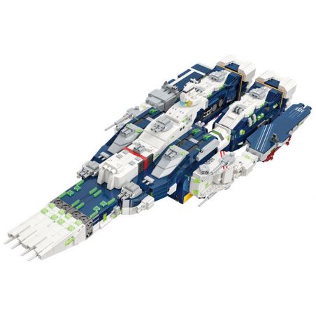 JIESTAR 58144 CHIẾN TRANH GIỮA CÁC VÌ SAO MACROSS SDF-1 bộ đồ chơi xếp lắp ráp ghép mô hình Movie & Game SDF-1 MACROSS Phim Và Trò Chơi 4682 khối