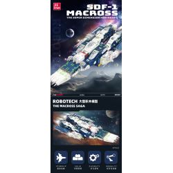 JIESTAR 58144 CHIẾN TRANH GIỮA CÁC VÌ SAO MACROSS SDF-1 bộ đồ chơi xếp lắp ráp ghép mô hình Movie & Game SDF-1 MACROSS Phim Và Trò Chơi 4682 khối
