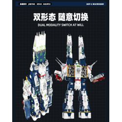 JIESTAR 58144 CHIẾN TRANH GIỮA CÁC VÌ SAO MACROSS SDF-1 bộ đồ chơi xếp lắp ráp ghép mô hình Movie & Game SDF-1 MACROSS Phim Và Trò Chơi 4682 khối