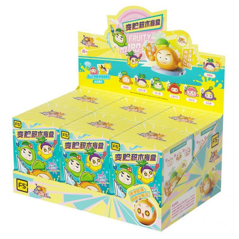 F5 E0001 0001 non  KHO BÁU TRÁI CÂY TẤN CÔNG ĐẶC BIỆT HỘP MÙ THAY ĐỔI KHUÔN MẶT bộ đồ chơi xếp lắp ráp ghép mô hình Movie & Game Phim Và Trò Chơi