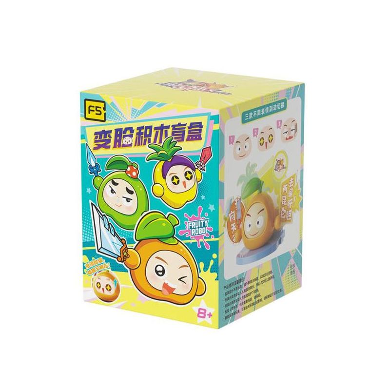 F5 E0001 0001 KHO BÁU TRÁI CÂY TẤN CÔNG ĐẶC BIỆT HỘP MÙ THAY ĐỔI KHUÔN MẶT bộ đồ chơi xếp lắp ráp ghép mô hình Movie & Game Phim Và Trò Chơi