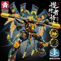 LE YI 62075 TÔN NGỘ KHÔNG PHẢN NGHỊCH ĐỐI MẶT VỚI VẬN MỆNH bộ đồ chơi xếp lắp ráp ghép mô hình 1128 khối