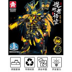 LE YI 62075 TÔN NGỘ KHÔNG PHẢN NGHỊCH ĐỐI MẶT VỚI VẬN MỆNH bộ đồ chơi xếp lắp ráp ghép mô hình 1128 khối