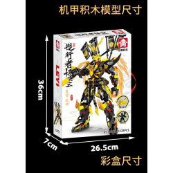 LE YI 62075 TÔN NGỘ KHÔNG PHẢN NGHỊCH ĐỐI MẶT VỚI VẬN MỆNH bộ đồ chơi xếp lắp ráp ghép mô hình 1128 khối