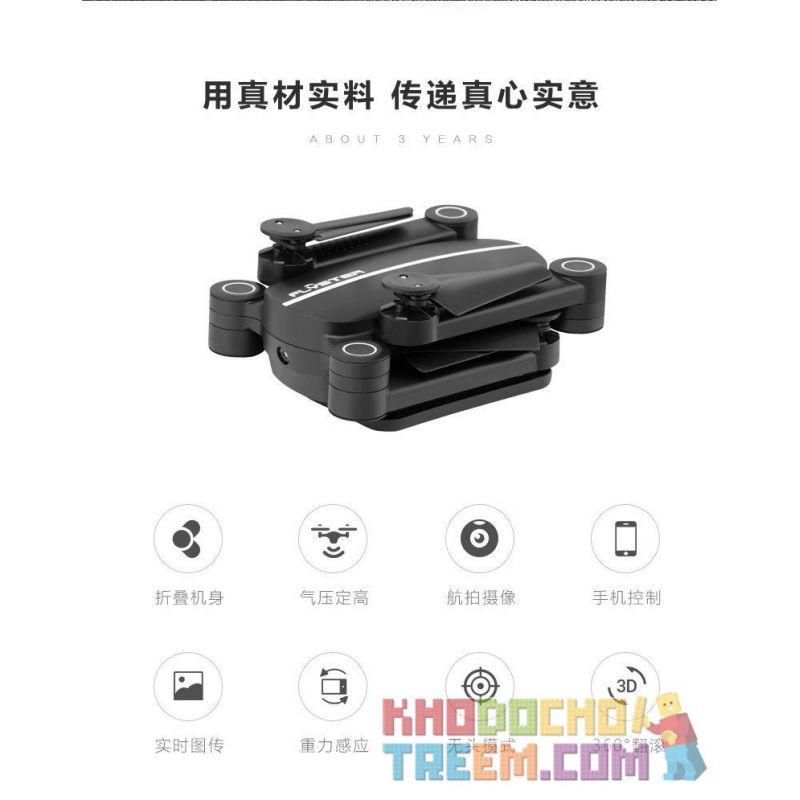 Jie Star SkyHunter X8 Black drone quadcopter có camera  + 2 pin + kính VR