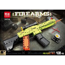 MINGDI LEIBAO K2119 2119 SÚNG TRƯỜNG TẤN CÔNG M416 bộ đồ chơi xếp lắp ráp ghép mô hình Technic FIREARMS Kỹ Thuật Công Nghệ Cao Mô Hình Phương Tiện 438 khối