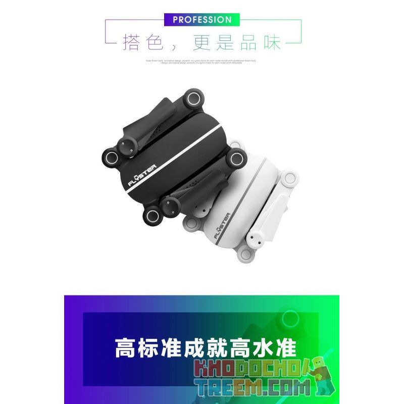 Jie Star SkyHunter X8 Black drone quadcopter có camera  + 2 pin + kính VR