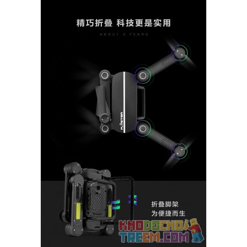 Jie Star SkyHunter X8 Black drone quadcopter có camera  + 2 pin + kính VR